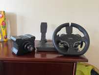 Simulador de Corrida MOZA R5 – Volante Direct Drive + Pedais