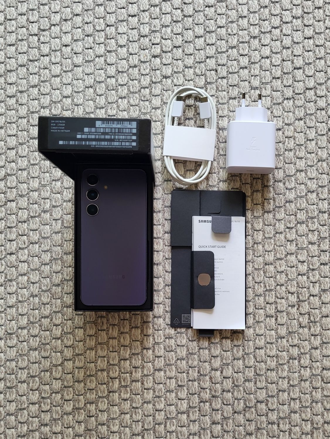 S24 256GB Fioletowy / Samsung Galaxy / Cobalt Violet