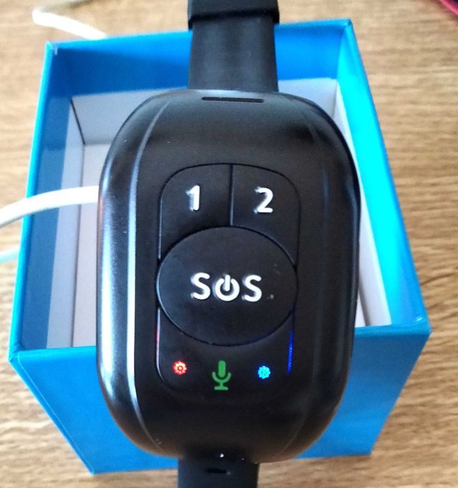 Pulseira SOS 4G com GPS alarme de queda e telemóvel