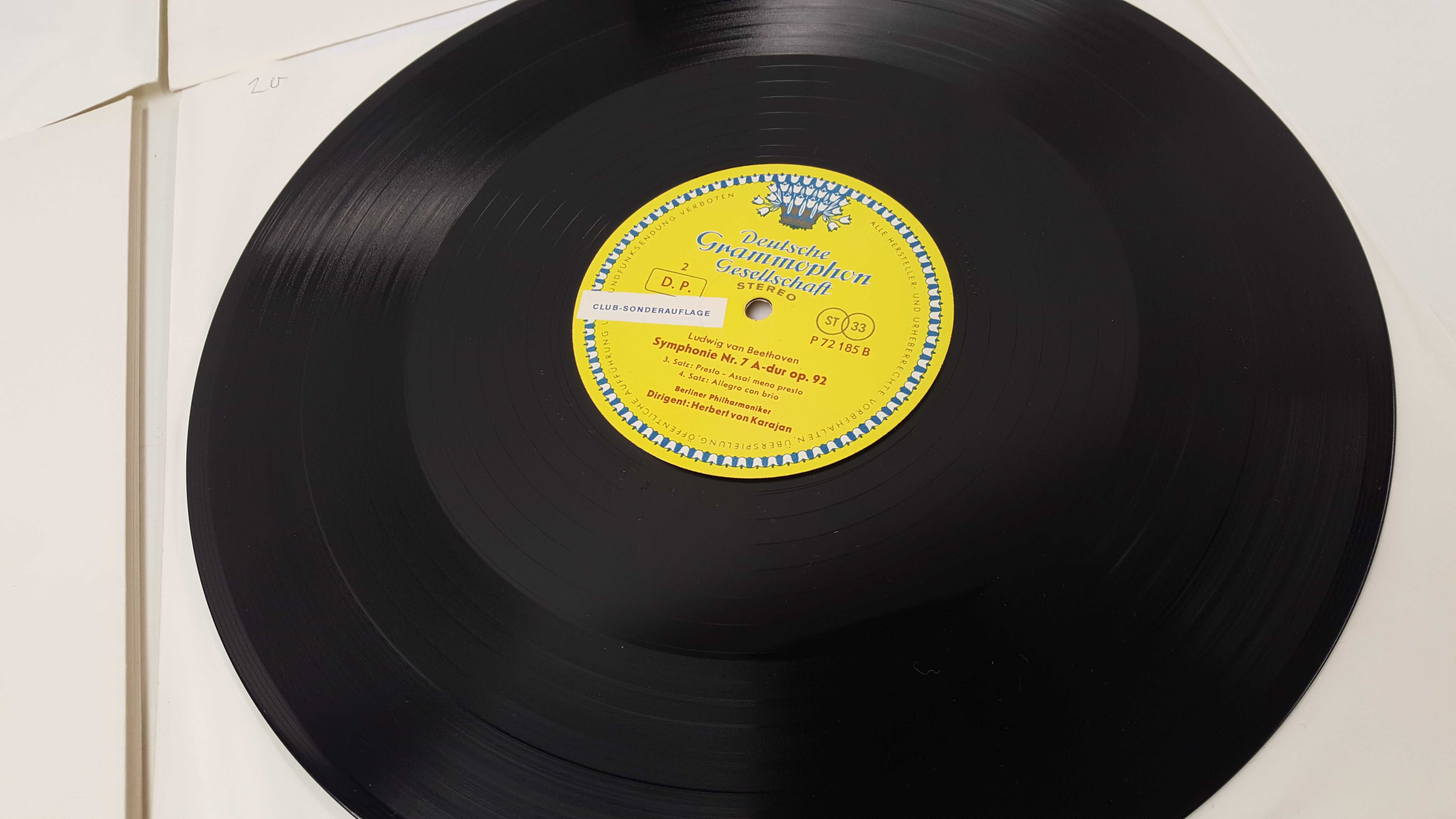 Box 7 płyt winyl Beethoven 9 symfonia Herbert Von Karajan 72180 Stereo