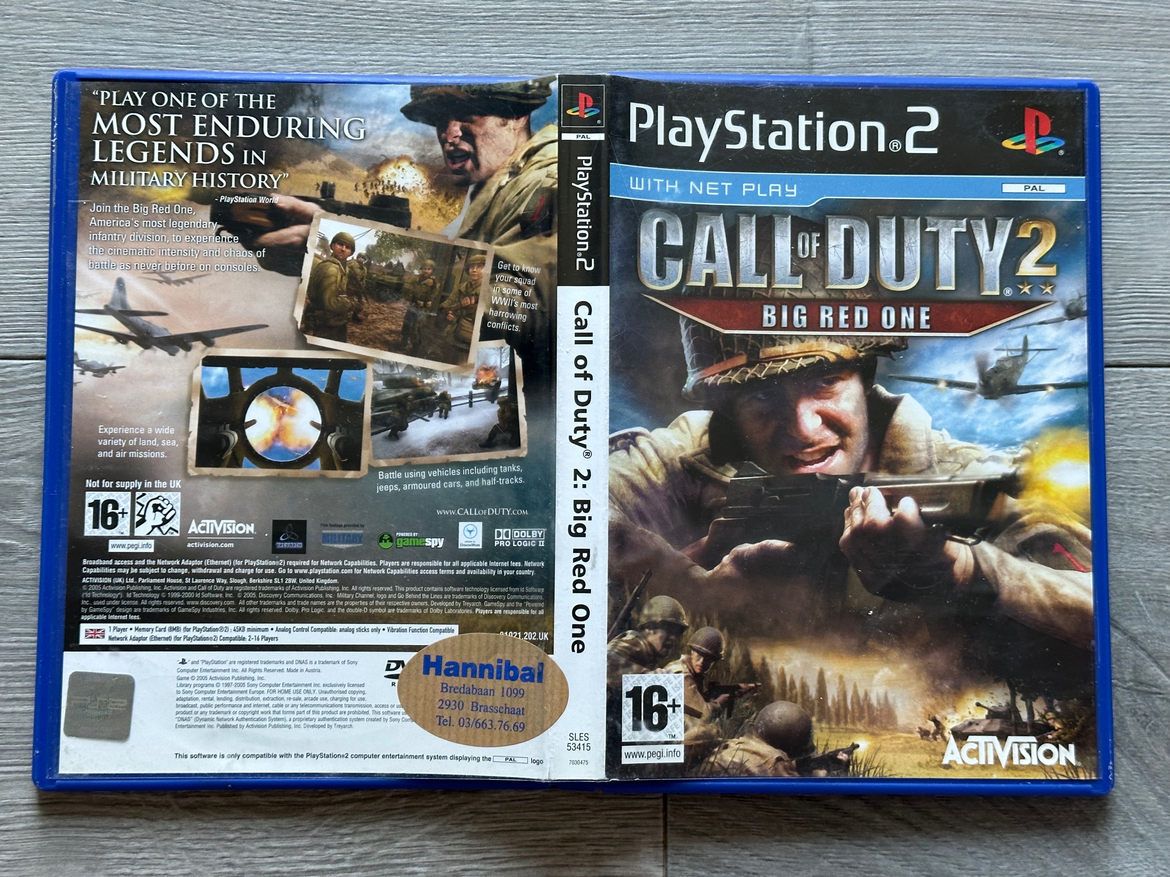 Call of Duty 2: Big Red One / Playstation 2