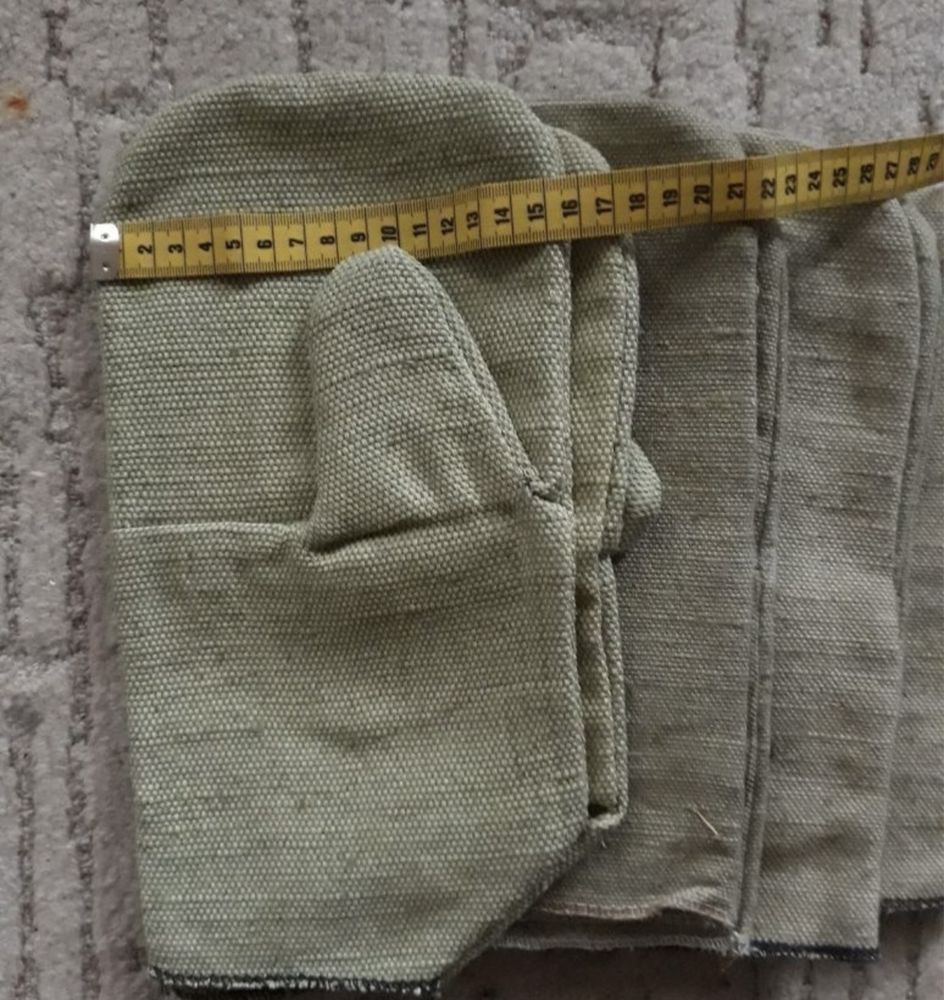 Рукавицы бризентовые с  двойным налодонником   рабочие и рукавицы х/б