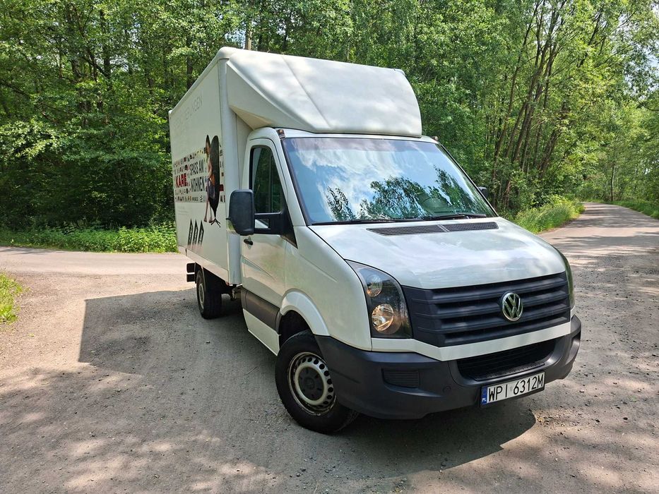 VW Crafter 2017r 2.0 TDI kontener FV23% możliwa zamiana za kampera
