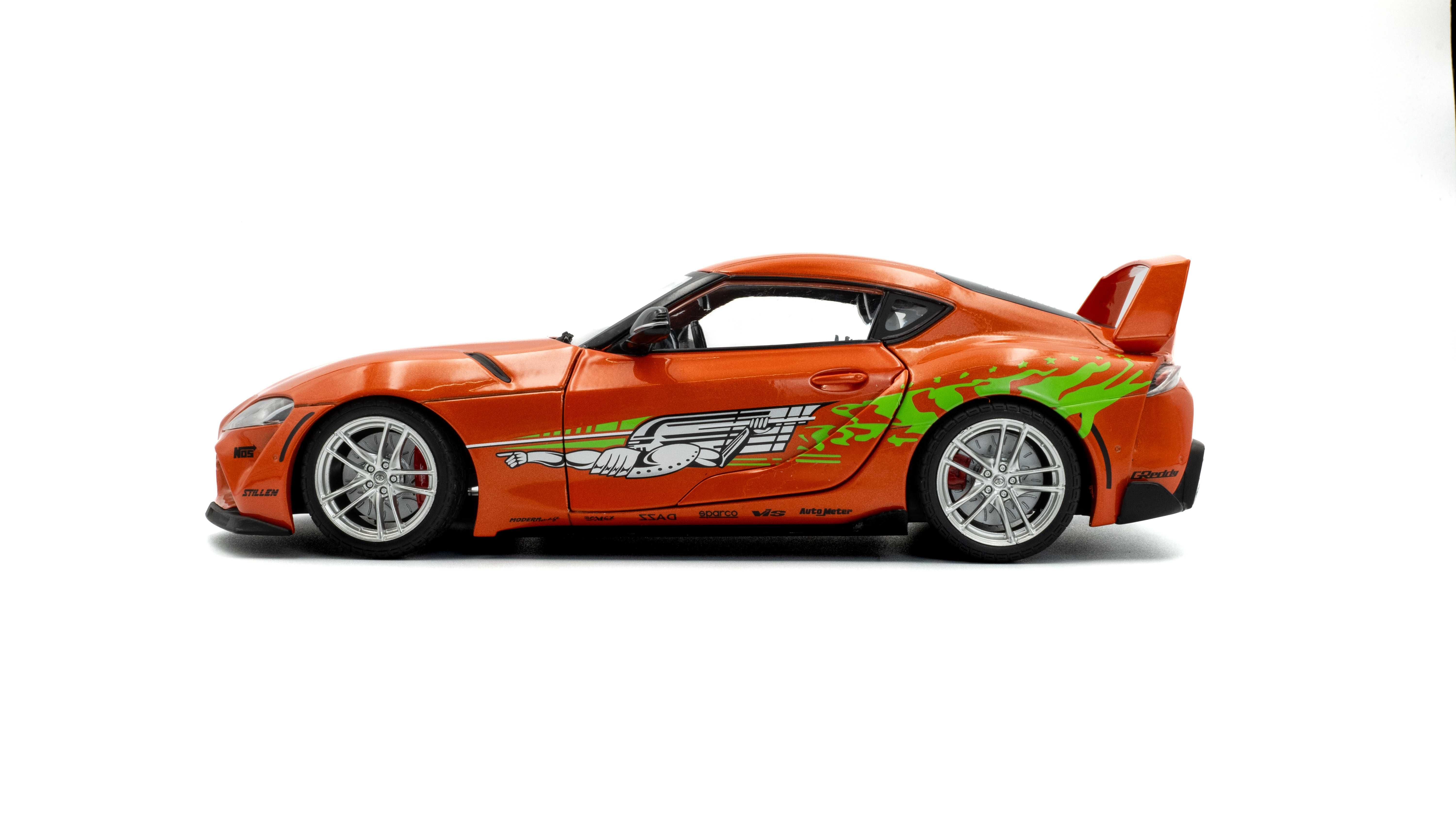 Toyota GR Supra Fast & Furious Tribute 2024 Orange/decor Solido 1:18