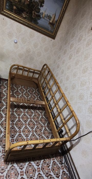 Самовивіз одеська - Диван Ліжко  з бамбука і ротангу розкладне