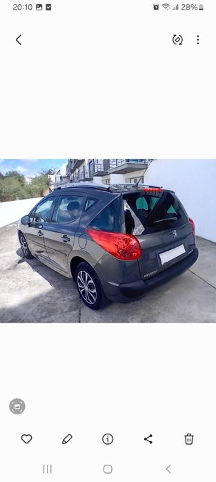 Pegeout 207 Sw 1.4  Trendy impecável 165000 kms (POUPE 750€)