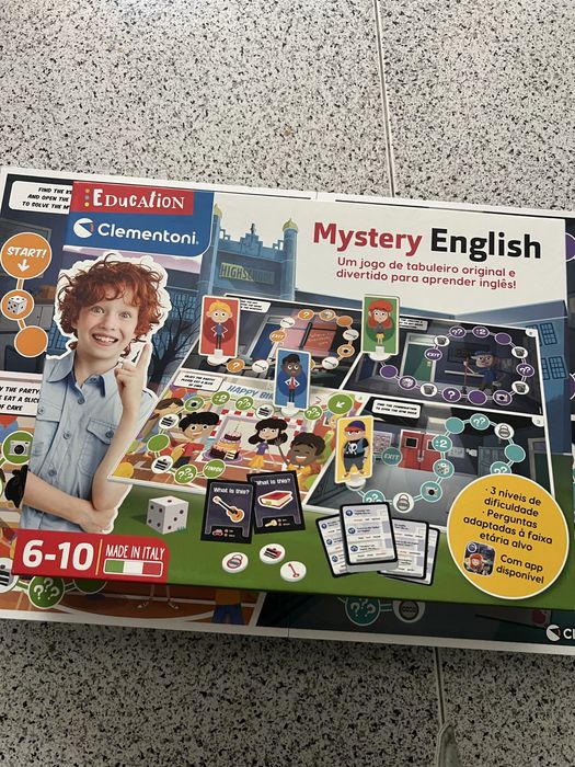 Jogo tabuleiro mystery inglish
