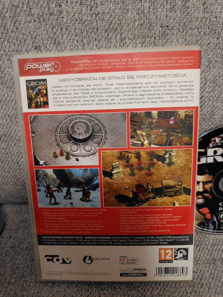 Gra komputerowa GROM - Terror w Tybecie - PC - PL - Power Play