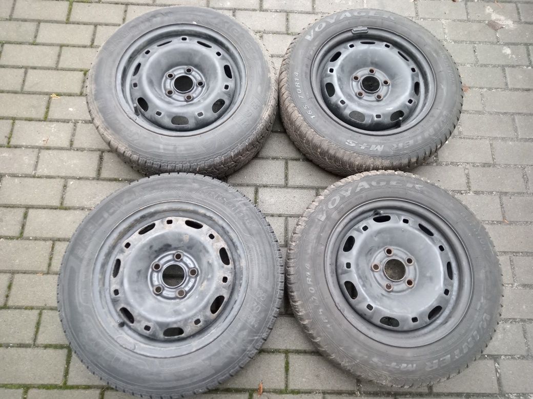 Koła zimowe Felgi 165/70/14 5x100et43 Vw ,Skoda,Seat, Audi