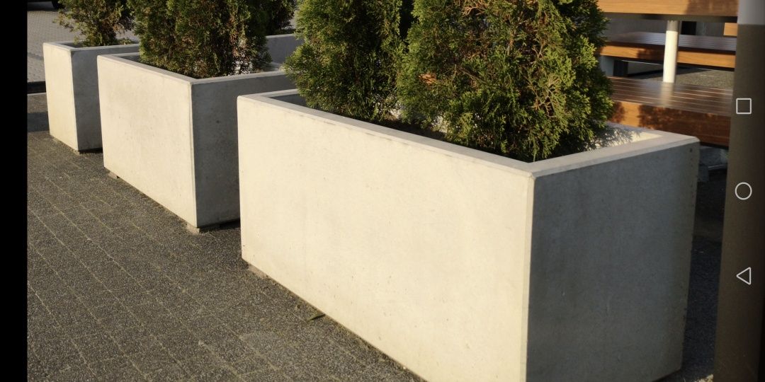 Donica betonowa ogrodowa, parkowa, uliczna 50Hx100x50