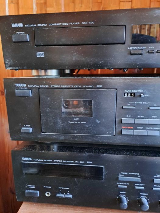 Yamaha rx360,kx260,cdx470 zestaw audio