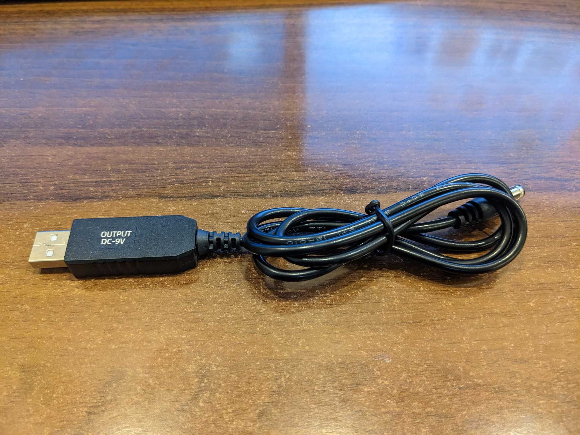 USB кабель для живлення WiFi роутера 5.5*2.1мм - 5, 9, 12V