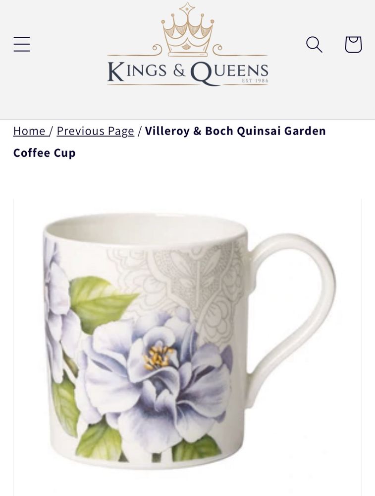 villeroy&boch кофейный набор
