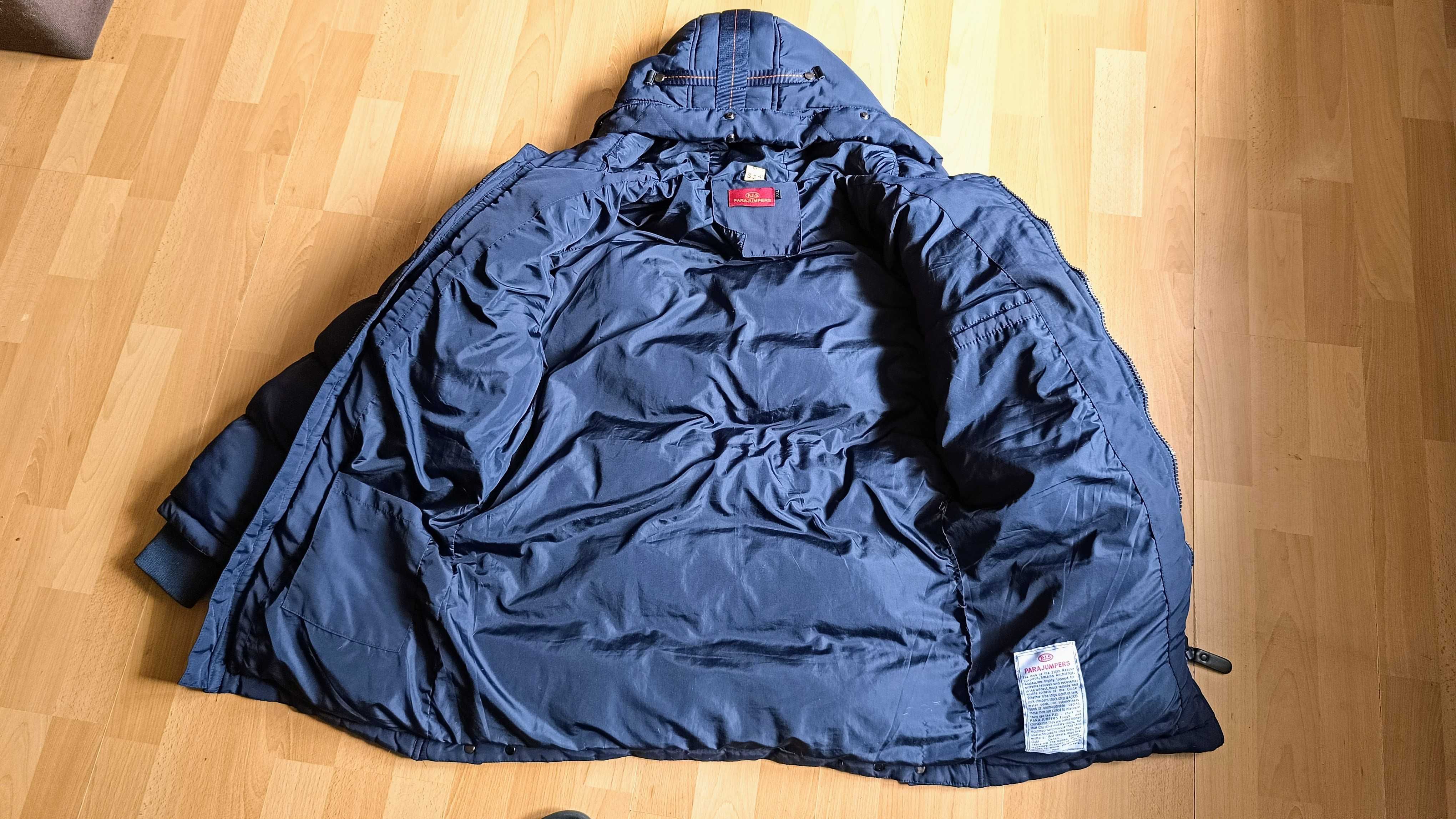 Męska kurtka zimowa 3/4 PARAJUMPERS r.M stan bardzo dobrt