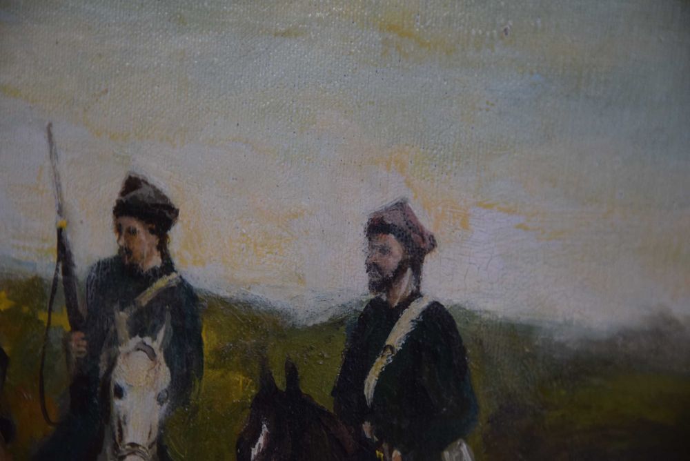 Obraz olejny Powstańczy patrol K.Polak wg Gierymskiego