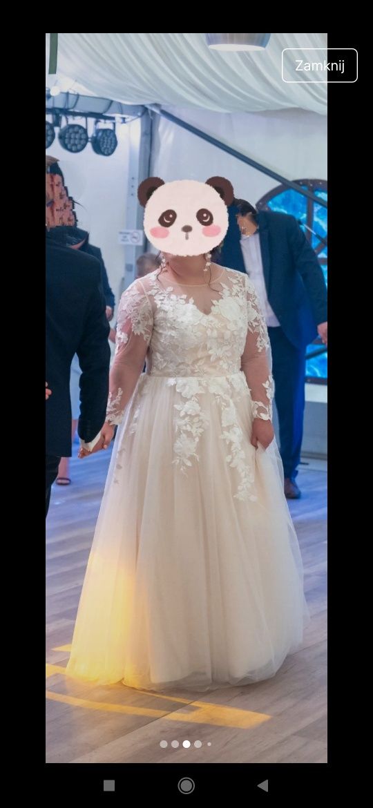Suknia ślubna r. XL