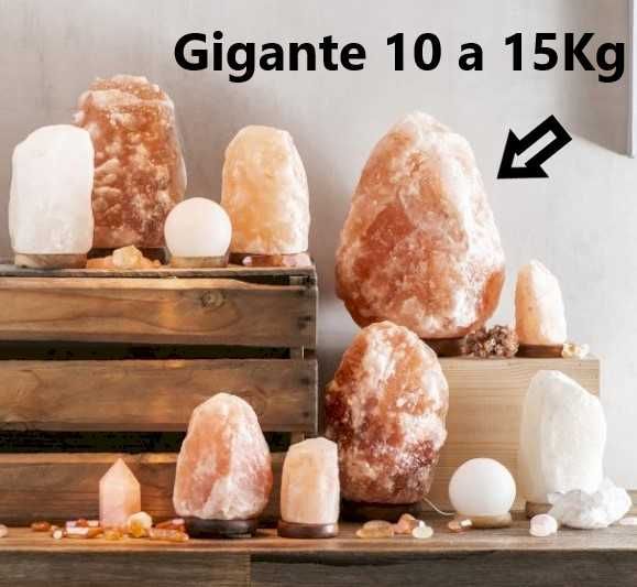 Candeeiro de Sal do Himalaias Gigante 10 a 15kg