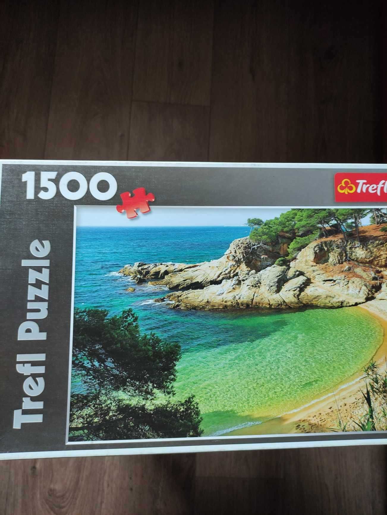 Puzzle Trefl 1500 - świetny stan, Tajemnicza zatoczka