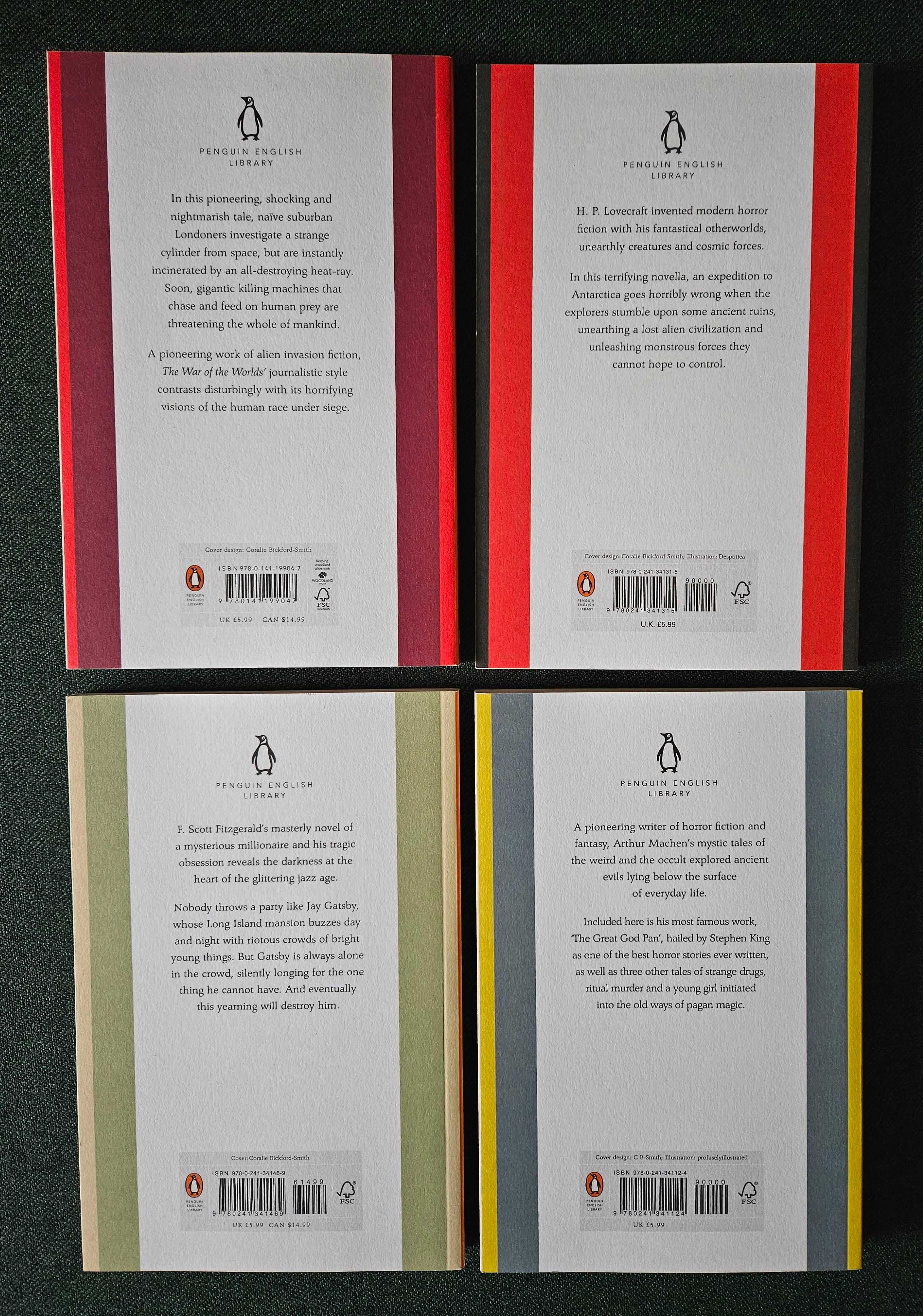 Zestaw książek (ENG) - 4x Penguin English Library (Penguin Classics)