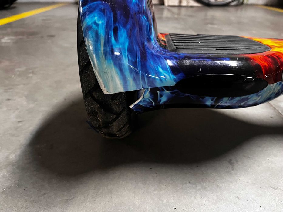 Hoverboard elektryczny OIO 1000W DUŻA – Pompowane Koła 10" Flame