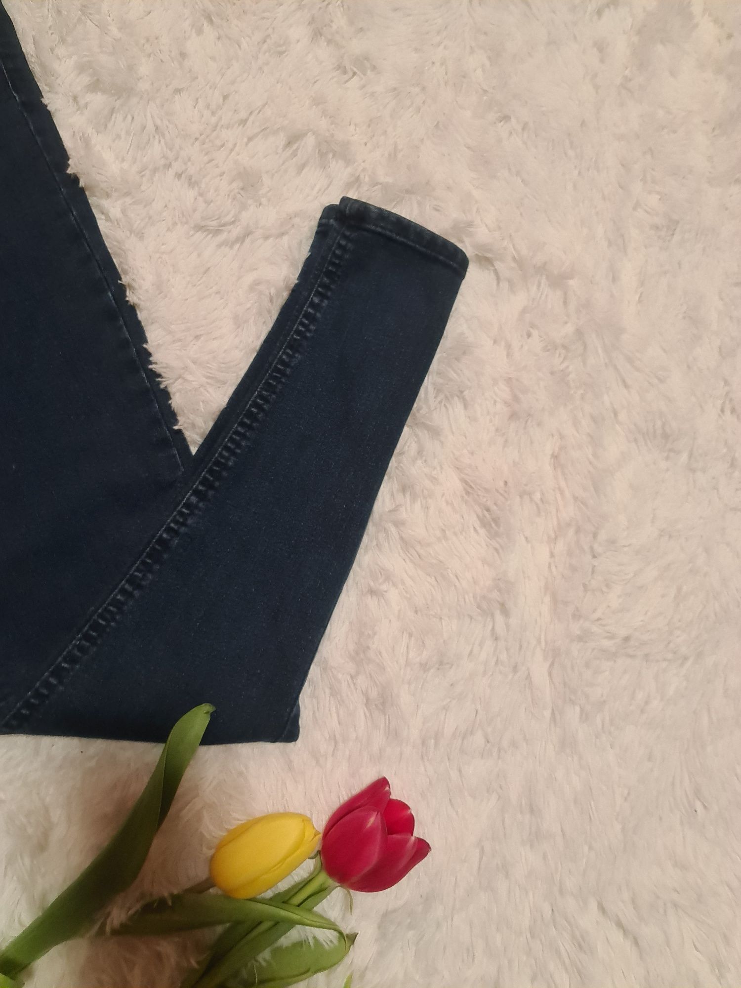 Denim * spodnie * rurki * jeansowe 158