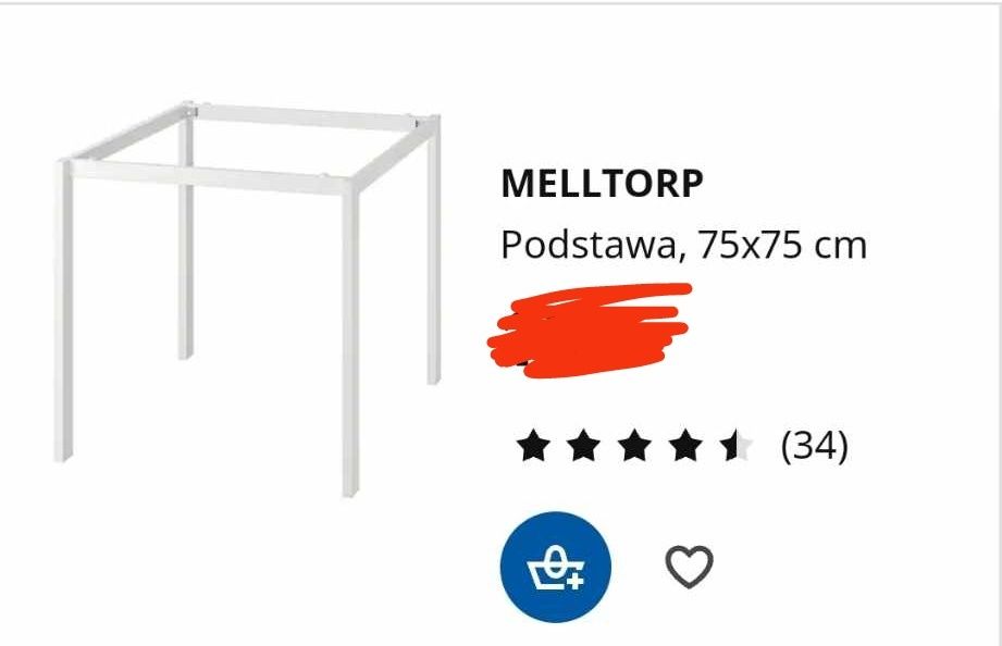 Stolik Melltorp IKEA