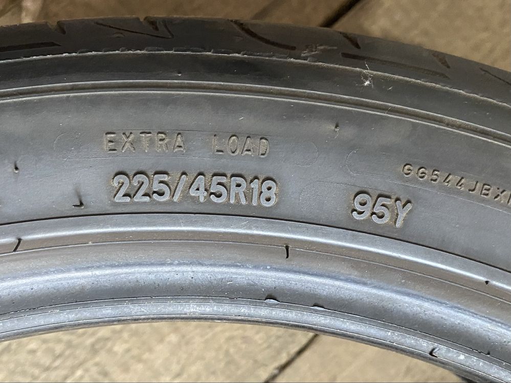 Летняя резина (пара) 225/45R18 Goodyear 6mm 22год