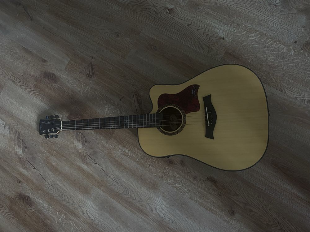 Gitara akustyczna Ars Nova + pokrowiec i podnóżek