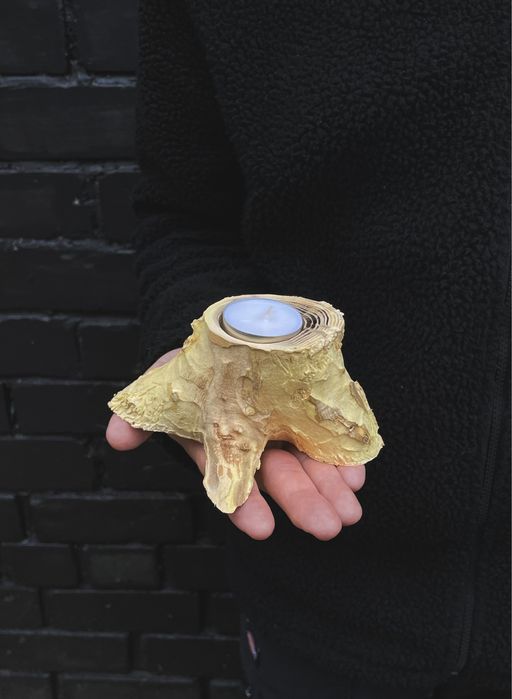 Підсвічники, свічники з дерева