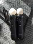 2x Kontroler Sony Playstation Move PS3 PS4 PS5 i kabel usb