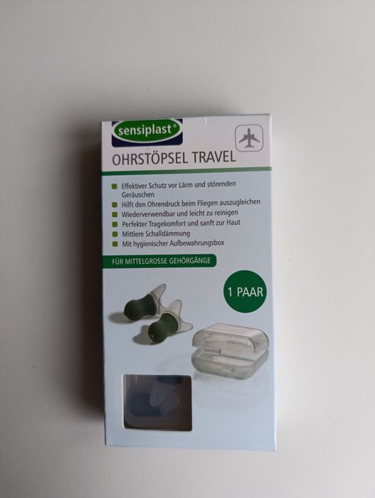 Zatyczki do uszu podróżne