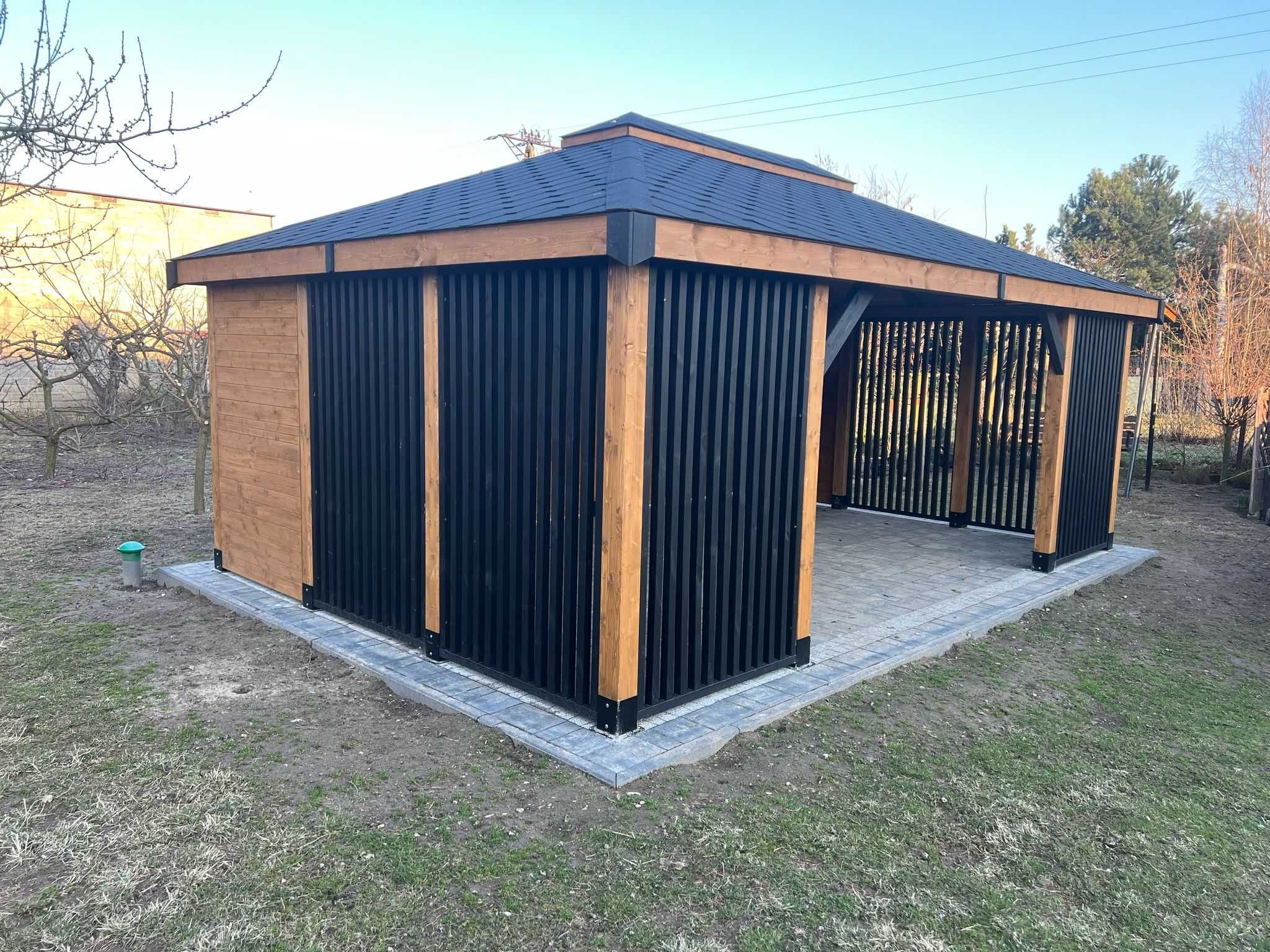 Altana altanka ogrodowa drewniana ,,Barcelona" 6x4m Hit !!!