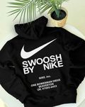 Swoosh By Nike — Худи черное Найк Jordan — S M L XL — BIG Лого Принт