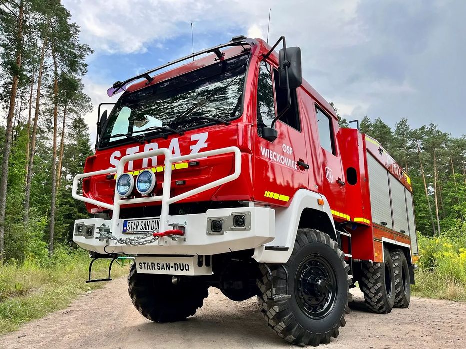 Star 266 MAN 6x6 pożarniczy ratowniczo gaśniczy straż