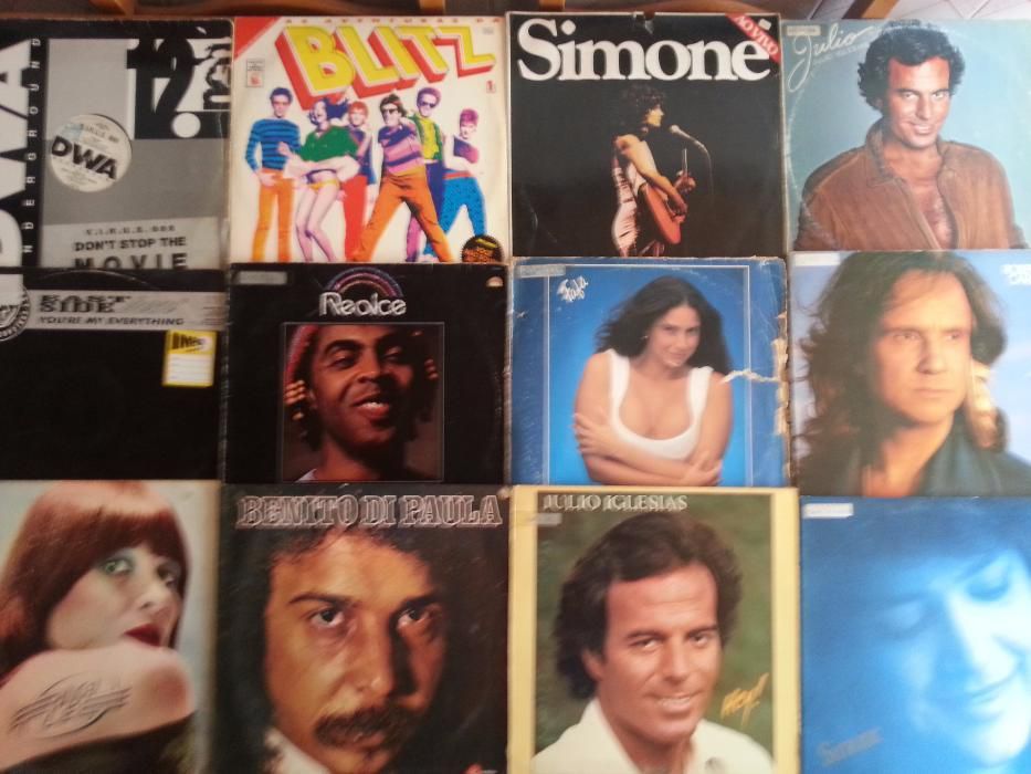 Lote de discos de vinil vários (Venda individual)