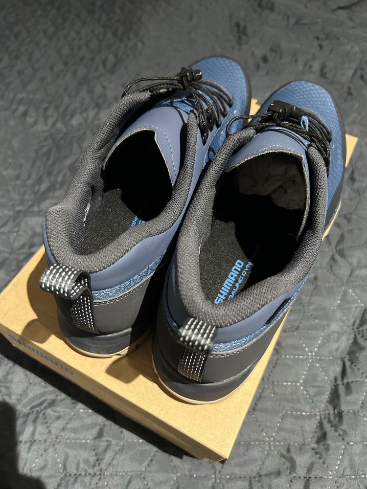 Buty rowerowe SHIMANO SH-ET501 Niebieskie rozmiar 48