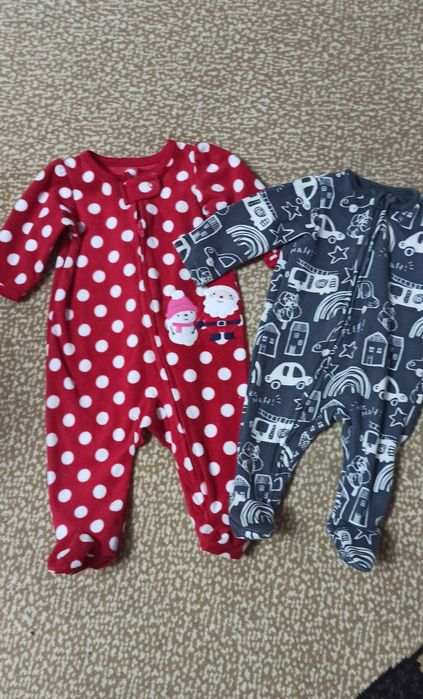 Флісові помпери / комбінезони /чоловічки для немовлят