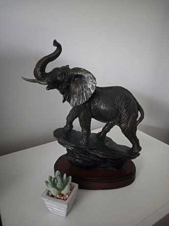 Słoń figurka bibelot duży słoń 33cm