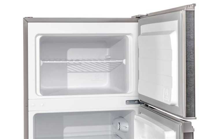 Lodówko-zamrażarka Vivax DD-207 SL Lodówka inox POJEMNA 207L 143cm