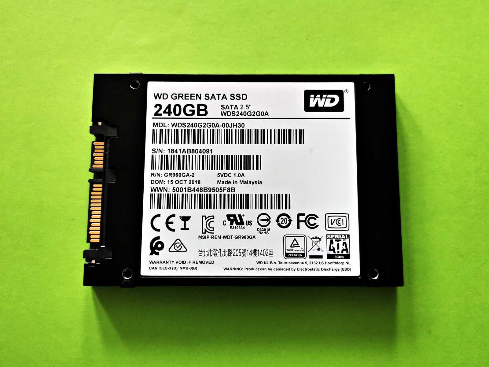 SSD 240GB WD GReen