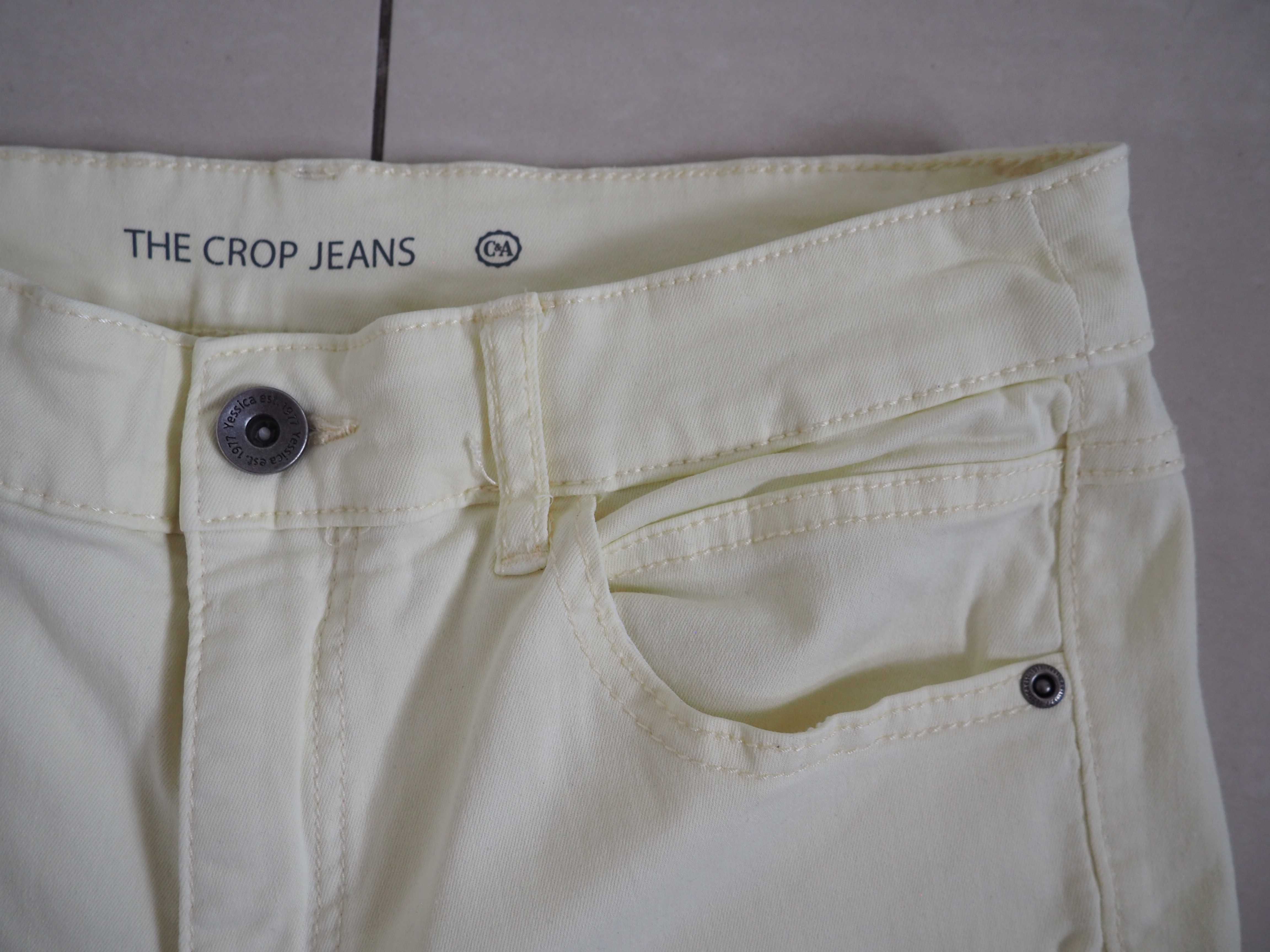 C&A Crop Jeans spodnie jeansowe 7/8 R. 38 NOWE