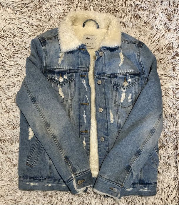 Джинсовка на меху тепла джинсова куртка теплая джинсовка