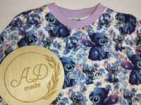 Bluza bawełniana dresowa Lilo i Stitch wiosenna
