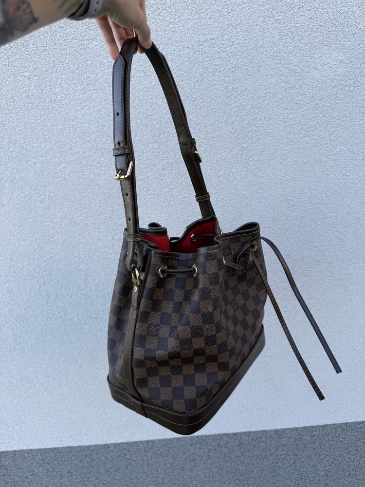 Torebka Louis Vuitton worek brązowa krata