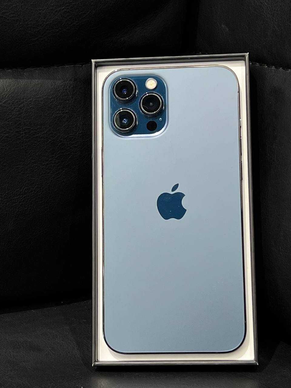 Вживаний iPhone 12 Pro Max 128Gb Pacific blue в Ябко Хрещатик