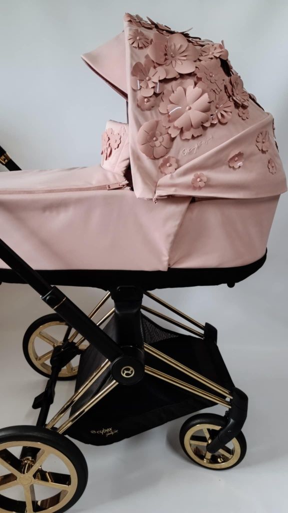 Cybex Jeremy Scott Cherubs Pink+ gondola simply flowers