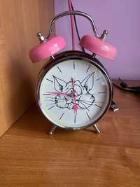 Zegar stojący różowy