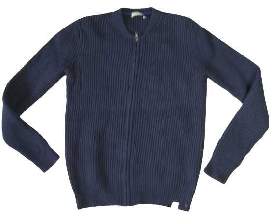 SISSY-BOY AMSTERDAM ROZ.M sweter męski na zamek 50% wełna grubszy