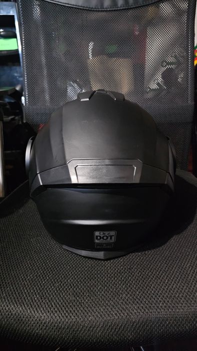 Capacete Modular preto, tamanho S