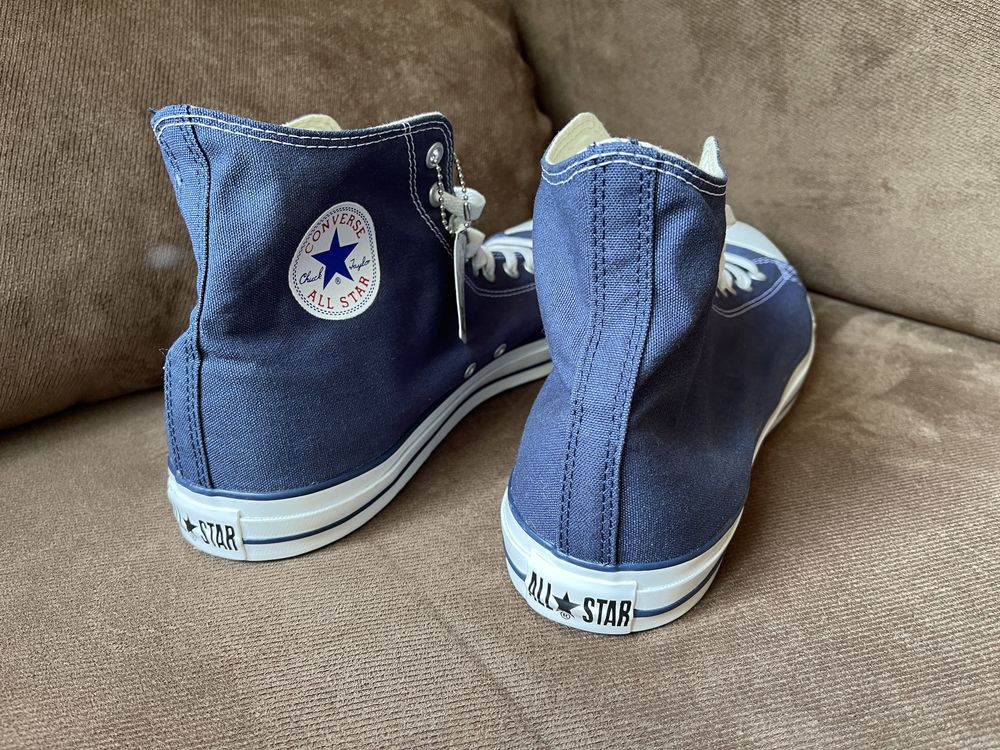 Converse кеди 34 см великий розмір сині нові батал